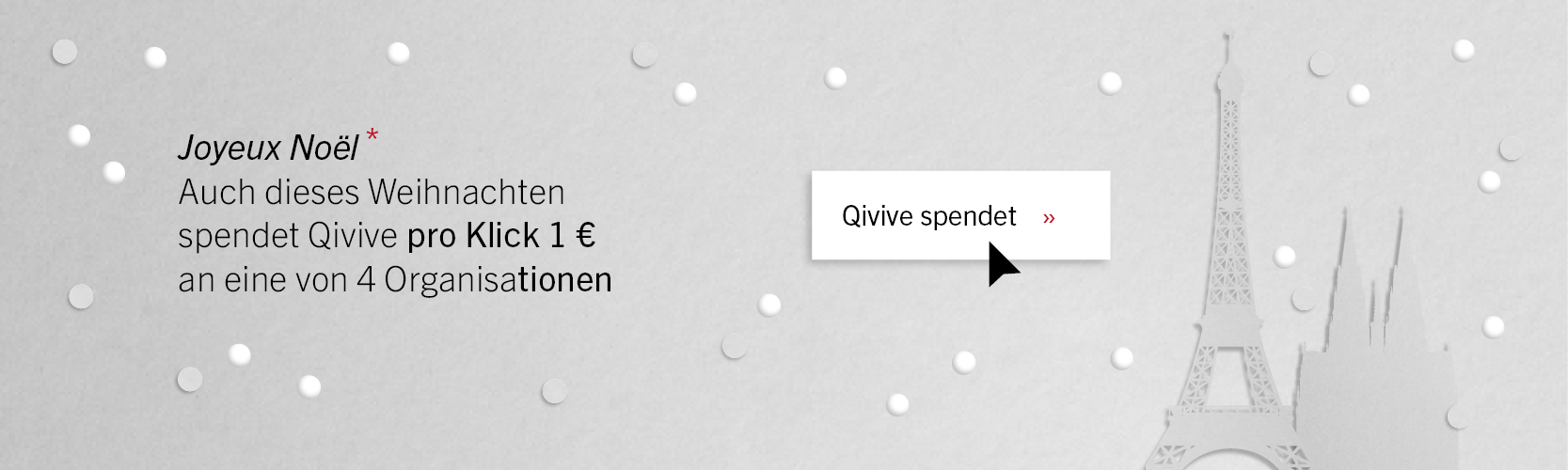 Sie haben abgestimmt, Qivive hat gespendet!